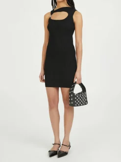 Cut-Out Minikleid Schwarz