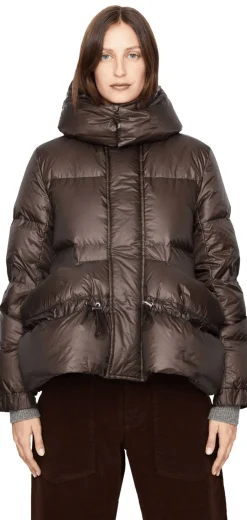 Daunenjacke Dunkelbraun