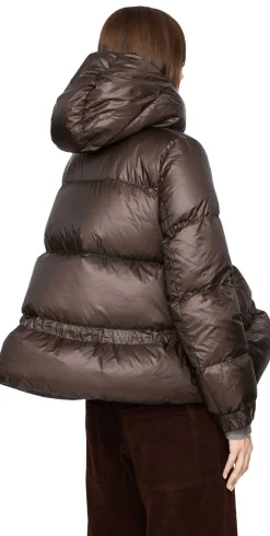 Daunenjacke Dunkelbraun