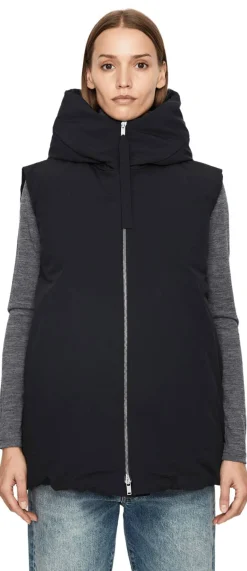 Daunenweste 'Gilet 01' Schwarz