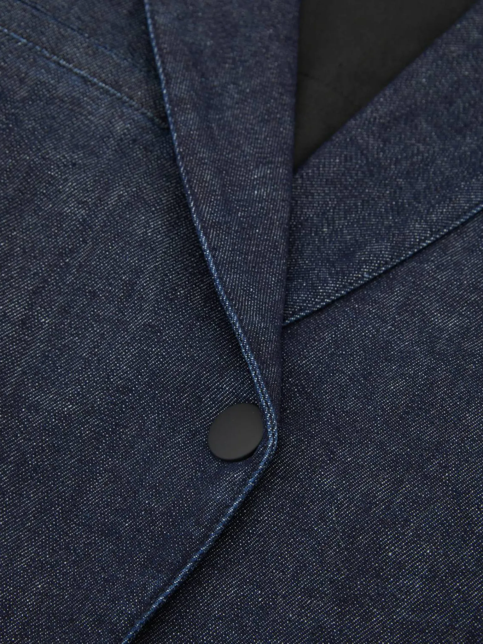 Denim Blazer Mittelblau