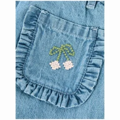 Denim-Hose 'Cerises' Blau