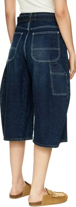 Denim-Shorts in Mittelblau