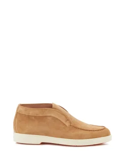 Desert Boots aus Veloursleder Hellbraun