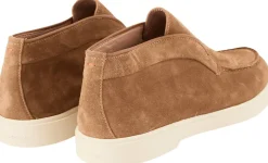 Desert Boots aus Veloursleder Hellbraun