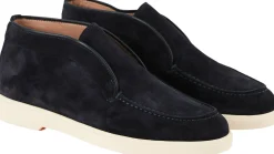 Desert Boots aus Veloursleder Marineblau