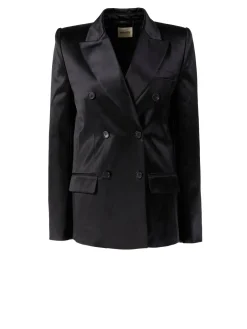 Doppelreihiger Blazer Schwarz