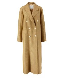 Doppelreihiger Mantel 'Mona' Beige