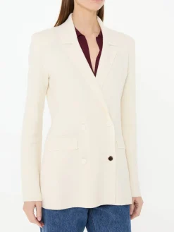 Doppelreihiger Woll-Blazer 'Bowen' Crème