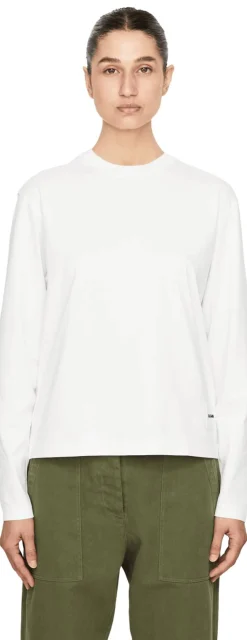 3er-Pack Langarmshirt aus Baumwolle Weiß