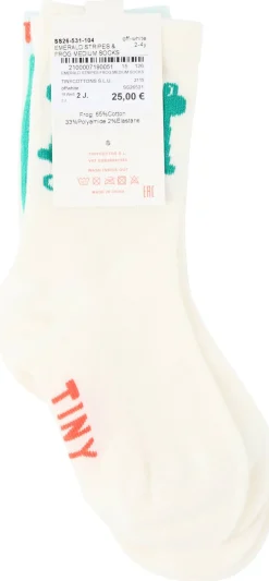 2er-Pack Socken 'Emerald Stripes & Frog' Multi