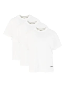 3er-Pack T-Shirt aus Baumwolle Weiß