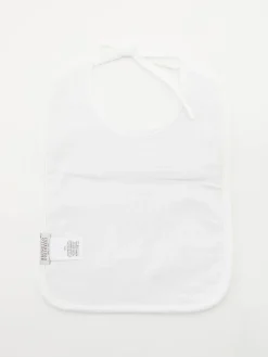2-er Set Bernie-Lätzchen mit Stickerei Grau