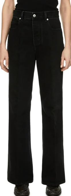Flared-Fit Jeans Schwarz