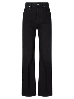 Flared-Fit Jeans Schwarz