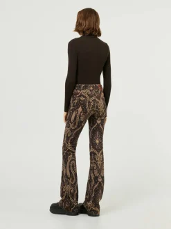 Flared-Leg Jeans Braun