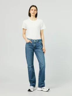 Flared-Leg Jeans 'Le Mini Boot' Blau