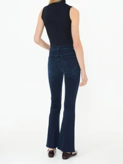 Flared-Leg Jeans 'The Weekender Fray' Dunkelblau