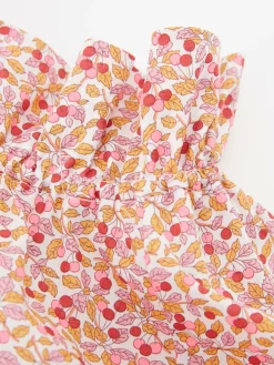 Florale Baumwollbluse Multi