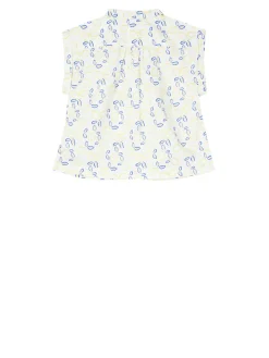 Florale Bluse 'Lorelei' Gelb