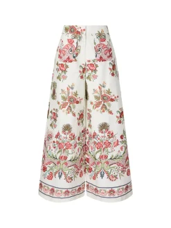 Florale Hose 'Adele' Rot