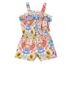 Floraler Baumwoll-Jumpsuit Multi