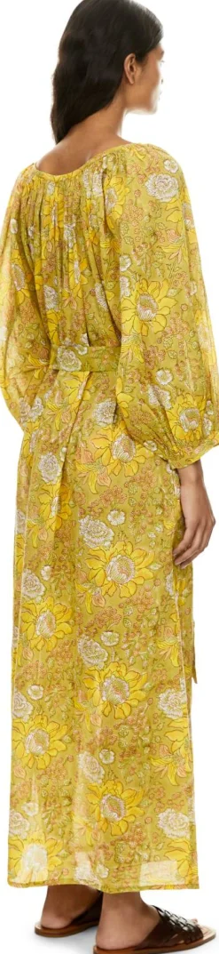 Florales Ballonkleid Multi