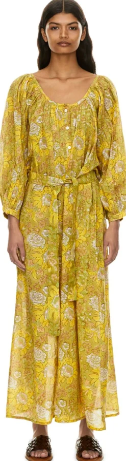 Florales Ballonkleid Multi