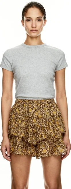 Florale Shorts 'Jocadia' mit Rüschen Multi