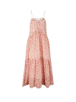 Florales Maxikleid 'Sabba' Rot