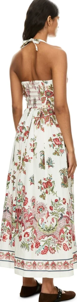 Florales Midikleid 'Johanna' Rot