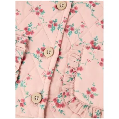 Florale Steppjacke Rosé