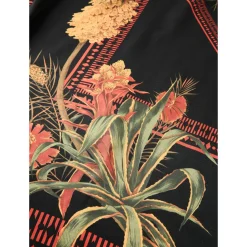 Foulard aus Viskose-Twill mit Logodruck Multi
