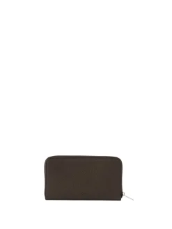 Geldbörse 'Large Zip Wallet' Dunkelbraun