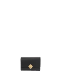 Geldbörse 'Pebble Small Vertical' Schwarz