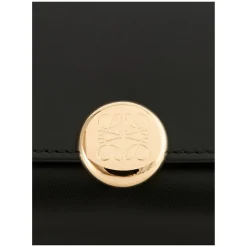 Geldbörse 'Pebble Small Vertical' Schwarz