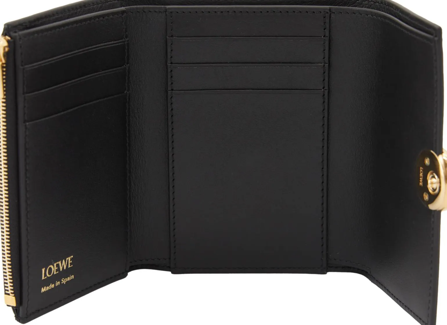 Geldbörse 'Pebble Small Vertical' Schwarz