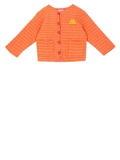 Gepolsterte Jacke 'Vichy' Pink/Orange