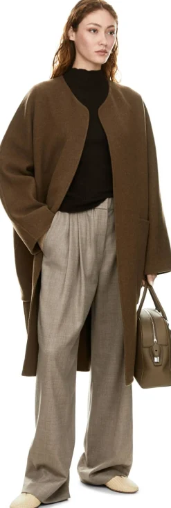 Gerippter Cashmere-Pullover 'Leanor' Schokolade