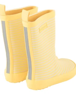 Gestreifte Gummistiefel 'Charly Sunflower' Gelb