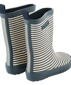 Gestreifte Gummistiefel 'Charly' Blau