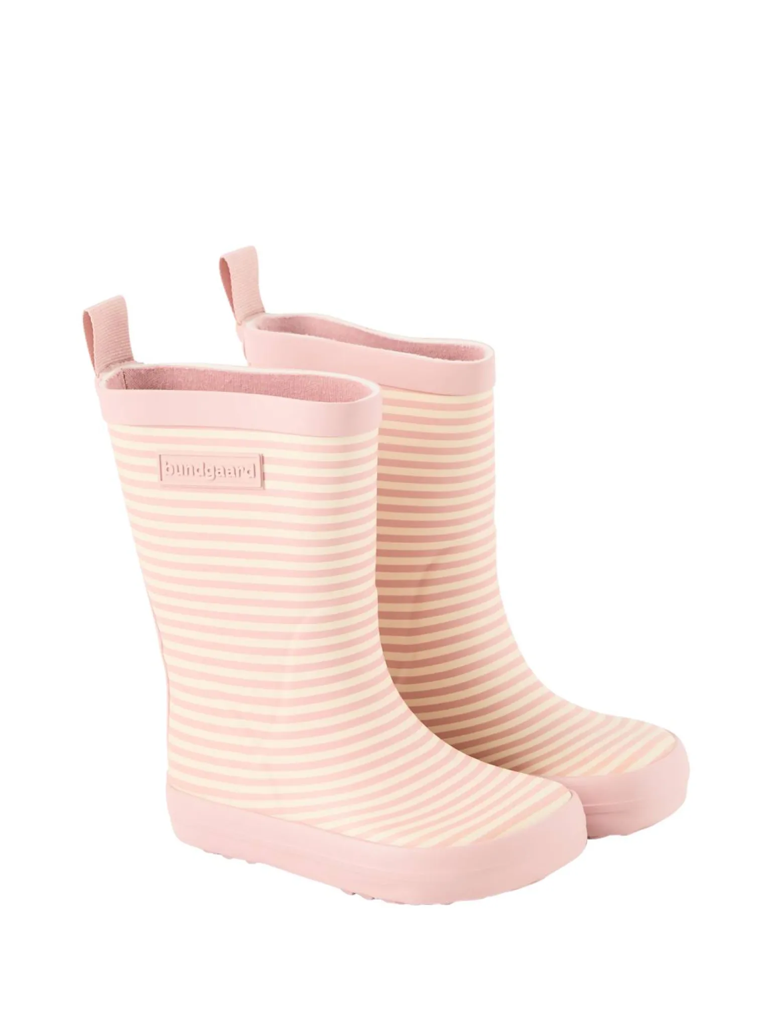 Gestreifte Gummistiefel 'Charly' Rosé