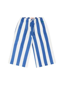 Gestreifte Hose Blau