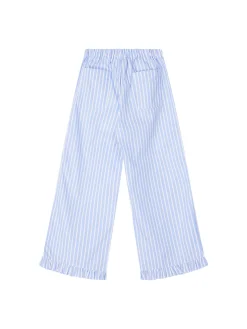 Gestreifte Hose 'Sia' Hellblau