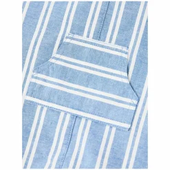 Gestreifte Latzhose 'Salopette' Blau