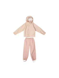 Gestreifter Regen-Kit 'Cayce' Rosé