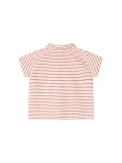 Gestreiftes Frottee-Poloshirt 'Eponge' Multi
