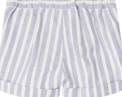 Gestreifte Shorts Blau