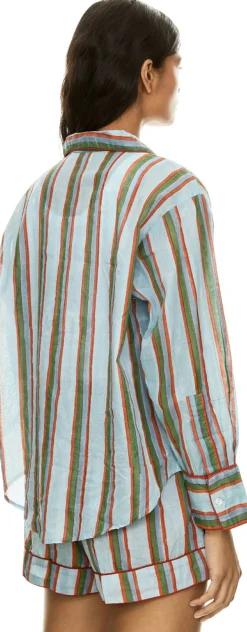 Gestreiftes Summer Set Blau