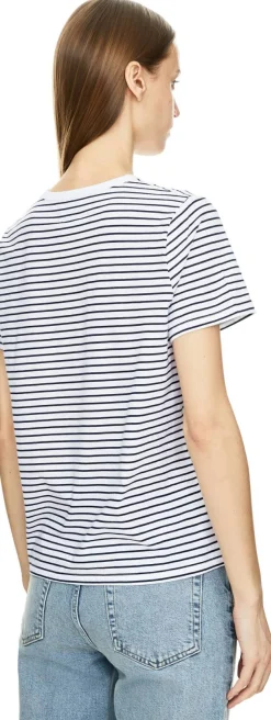 Gestreiftes T-Shirt 'Classic' Weiß